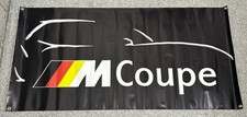 BMW Z3 M Coupe Car Enthusiast 4'x2' Vinyl Banner E36/8 German Flag silhouette