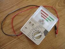 Vintage Radio Shack Micronta Battery Tester 22-032A Portable Analog Meter