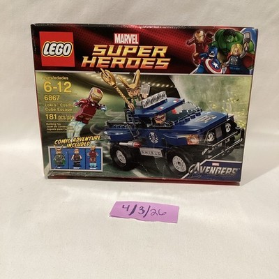 LEGO Loki's Cosmic Cube Escape 6867 Avengers Complete Set Box 181 Pieces