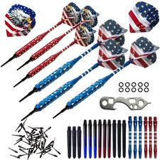 Soft Tip Darts Set - Professional Darts for Electronic Dartboard - Includes B...