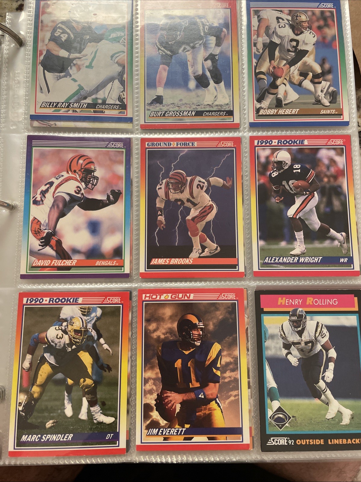 QTY 200+ 80S-2000S Football Cards Assorted Sports Cards All Different Vintage view 7