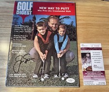 Jack Nicklaus Signed 1966 Golf Digest Magazine AUTO JSA LOA