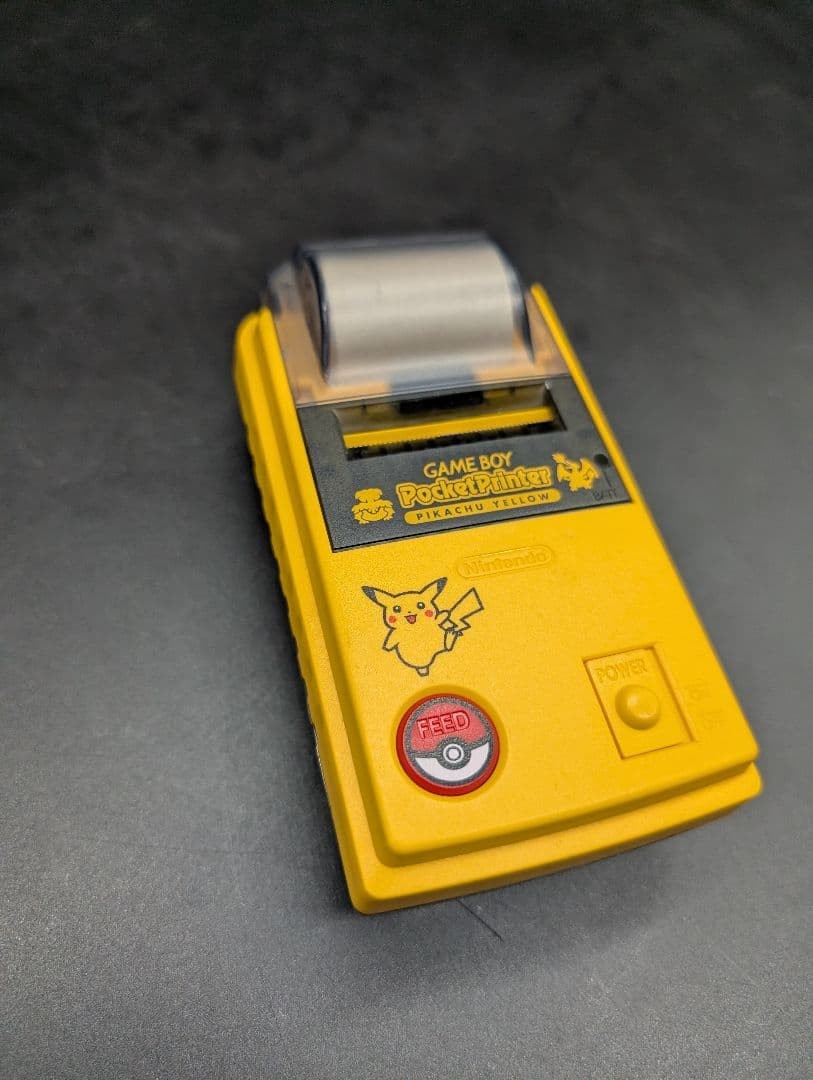 Nintendo GameBoy Pocket Printer Pikachu Yellow Version Used