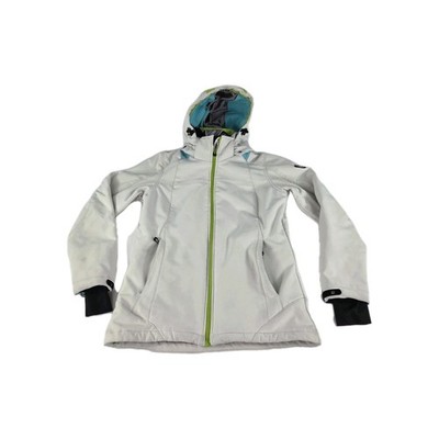 Killtec Level 3 Ski Jacket Size 8 Womens White Hoodie Snowboard Jackets