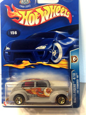 2003 Hot Wheels #156 Wastelanders 4/10 FAT FENDERED '40 Gray w/Gold 5 Spokes