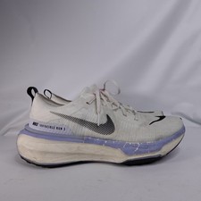 Nike Zoomx Invincible Run 3 Flyknit Sz 10 Road Running Shoes White DR2615-100