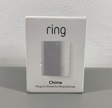 Ring Chime Plug-In Ring Alerts For Every Room White 1450 New Sealed
