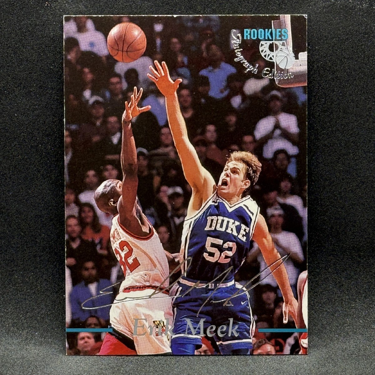 Erik Meek AUTOGRAPH EDITION 1995 Classic Rookies #39 Duke Blue