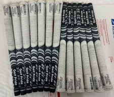 13x Golf Pride New Decade Multicompound WHITEOUT Golf Grips Full Set Black/White