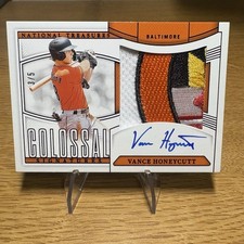 2025 Panini National Treasures Vance Honeycutt Patch Auto On Card RPA /5 CMA-VH