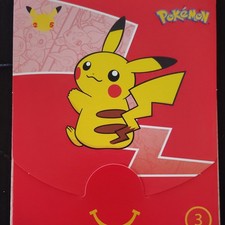 McDonald s Pok mon Pikachu Happy Meal Box Packaging 2021 Ages 3
