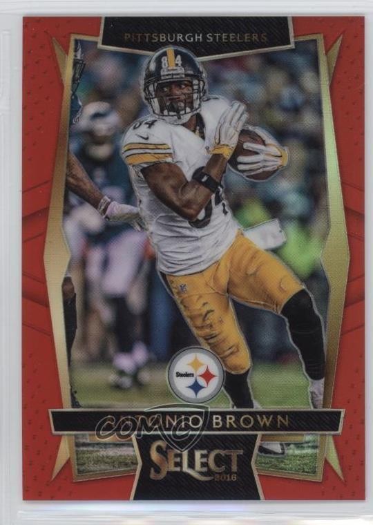2016 Panini Select Concourse Red Prizm 46/99 Antonio Brown #85 0o9