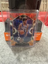 2020-21 Panini Select - Concourse Isaiah Joe #99 Red White Orange Shimmer Prizm
