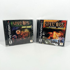 Spec Ops Covert Assault + Ranger Elite PlayStation 1 PS1 CIB Tested Lot of 2