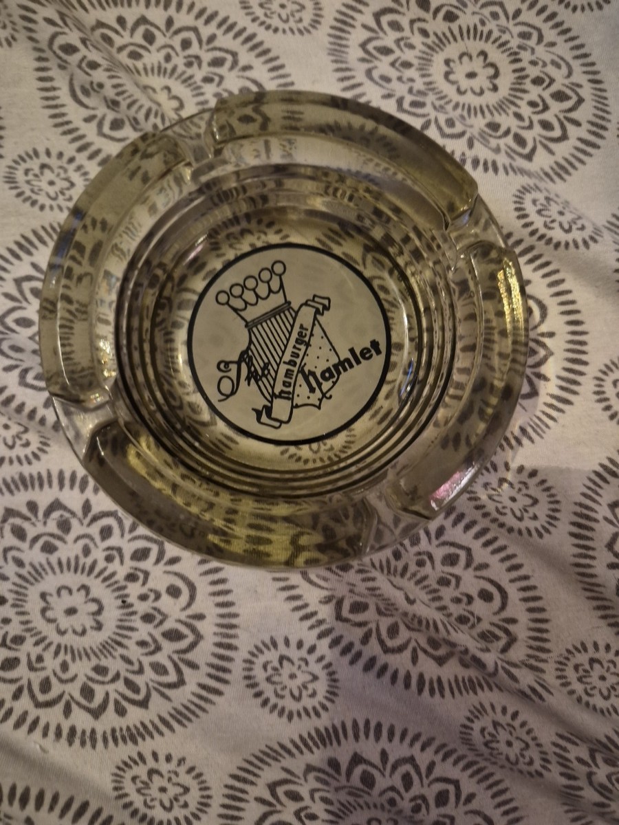 Hamburger Hamlet Glass Ashtray | eBay