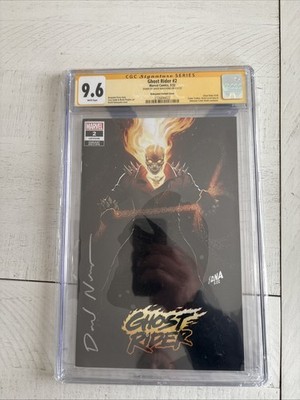 Ghost Rider #2 Virgin Variant Exclusive Signed DAVID NAKAYAMA CGC SS 9.6