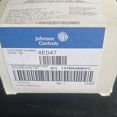 Johnson Controls PENN A19ABC-24E Non-Programmable Dial Thermostat w/ Bulb
