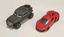 Jada Fast & Furious 1:55 Diecast Cars Lot Of 2 - Lykan Hypersport & Attack Buggy