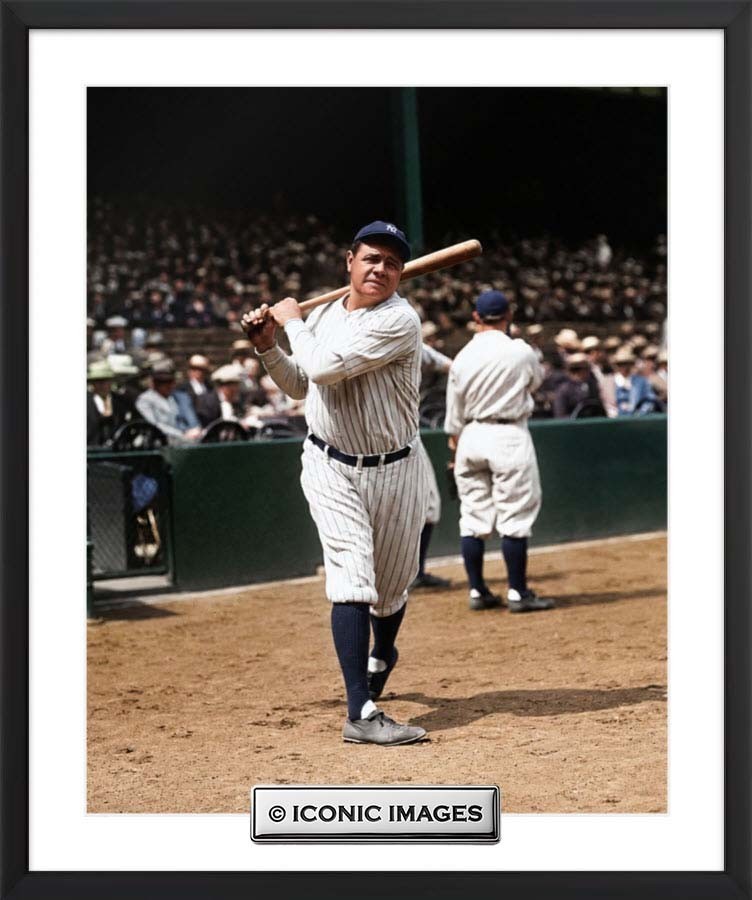 BABE RUTH 8X10 KODAK SIGNATURE SERIES PRINT PHOTO POSTER