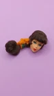 1960s Vintage Talking Barbie Head Brunette Doll