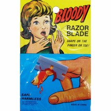 Bloody Razor Blade - Snap This On Your Finger...