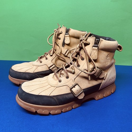 Polo Ralph Lauren Brown Suede Leather 