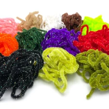ICE DUB CHENILLE - Hareline Fly Tying & Jig Material - 12 Colors Available NEW!