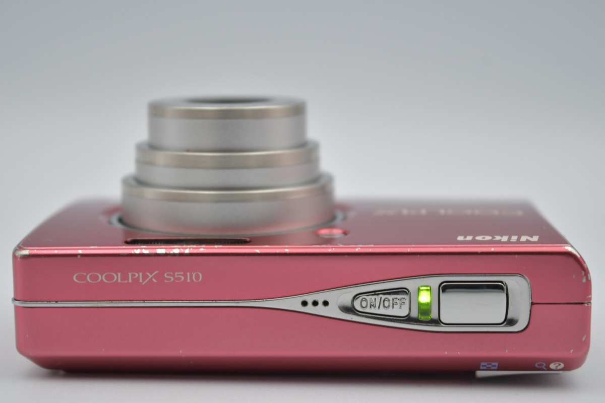Excellent+5] Nikon COOLPIX S510 8.1 MP Digital Camera Pink