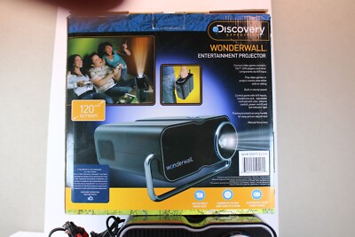Discovery Wonderwall Entertainment Projector 1625075 Black New Open Box Gaming