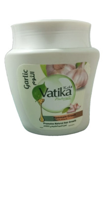 Dabur Vatika Garlic Conditioner Mask Cream Promotes Natural Hair Growth 17.64 oz