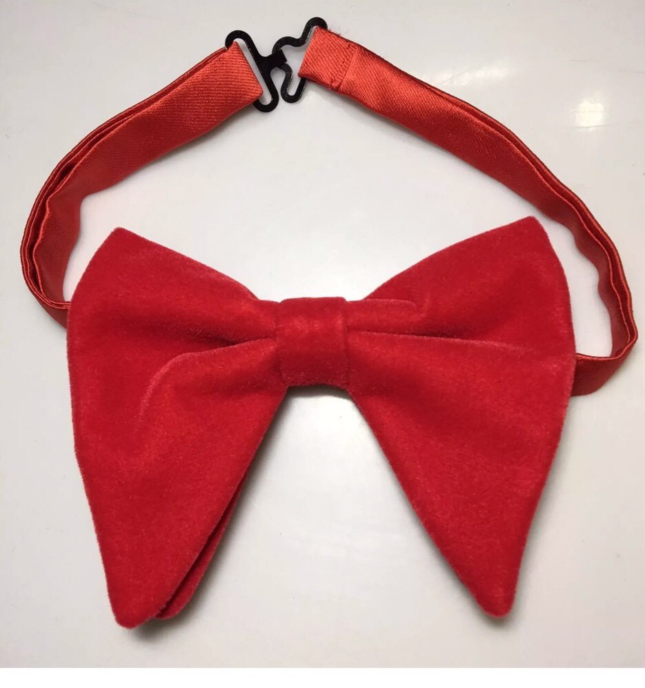 Mens Oversized Bow Tie Velvet Bowtie Cufflinks Hankie Sets Men's Big Bow Tie New eBay