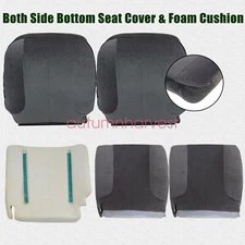 For 2003-2005 Dodge Ram 1500 2500 Front Bottom & Top Seat Cover & Foam Cushion