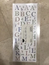 CREATIVE MEMORIES POWER PALETTE JEWEL DECORATIVE ABCS  STICKERS NIP 