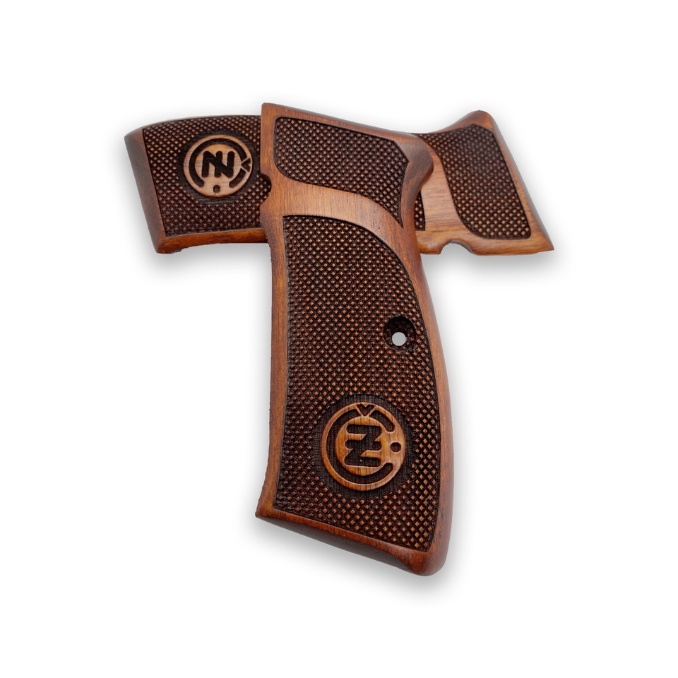 ZIB GRIPS Impugnature In Legno Per Browning HP: Artigianali Fatte A Mano – Modello Ars.055