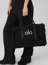 Alo Yoga Bag carry on travel tote Tie dye grey h 14 3/4” x l 19 1/2” x 7” NWT