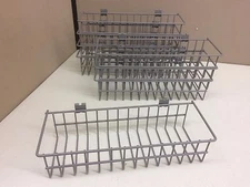 CASE of 8 NEW Wire Retail Shelf Display Hanging Basket 14" x 5" x 3"