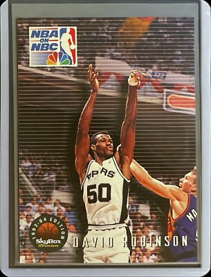 David Robinson - 1993-94 Skybox Premium Basketball - NBA on NBC #9