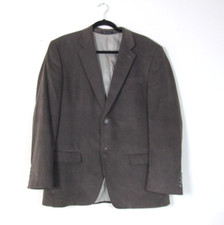 CALVIN KLEIN 44R Brown Corduroy Lined Single-breasted Blazer Sports Jacket