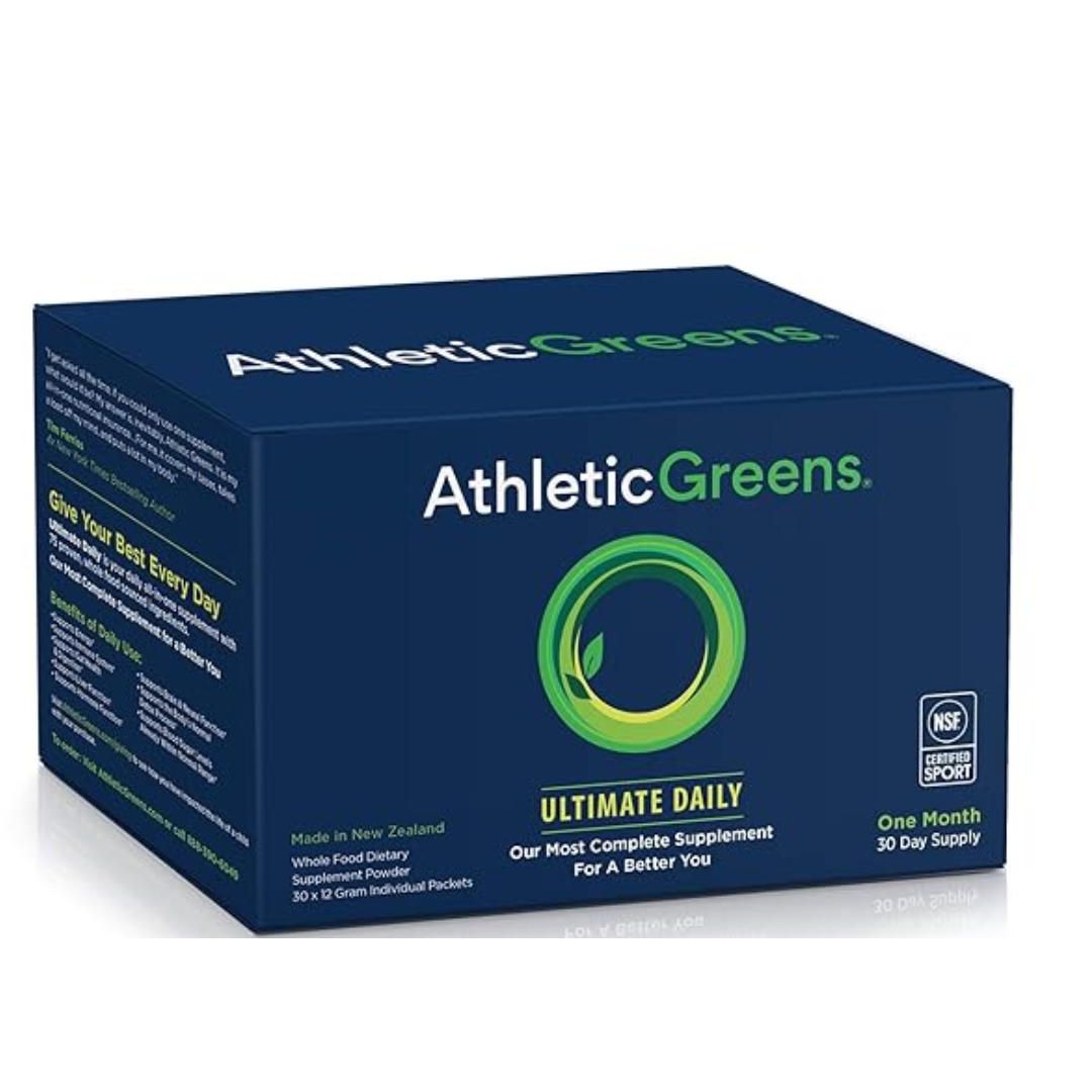 Athletic Greens Ultimate Daily, Whole Food Sourced AG1 Greens