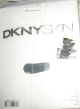 DKNY SKIN - BLACK - SMALL - SANDAL TOE PANTYHOSE