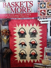Baskets More by Leisure Arts Quilts and Pillows Designs Patterns Book WE64169