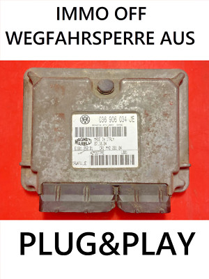 IMMO OFF /Plug&Play Motorsteuergerät ECU - 036906034JE - IAW4TV.JE  FAST COURIE.