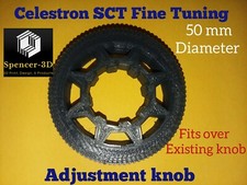 Fine Focus Knob for Celestron SCT Telescopes 50mm Dia-fits over existing knob