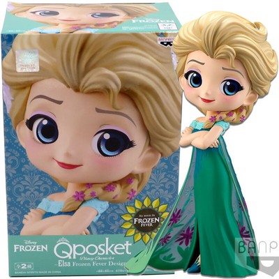 Banpresto Qposket Personagens Disney Frozen Elsa Fever Design A Figura Pvc Ebay