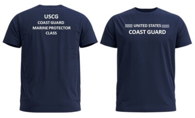 MARINE PROTECTOR CLASS COAST GUARD*USCG*2-SIDED PERFORMANCE POLYESTER SHIRT