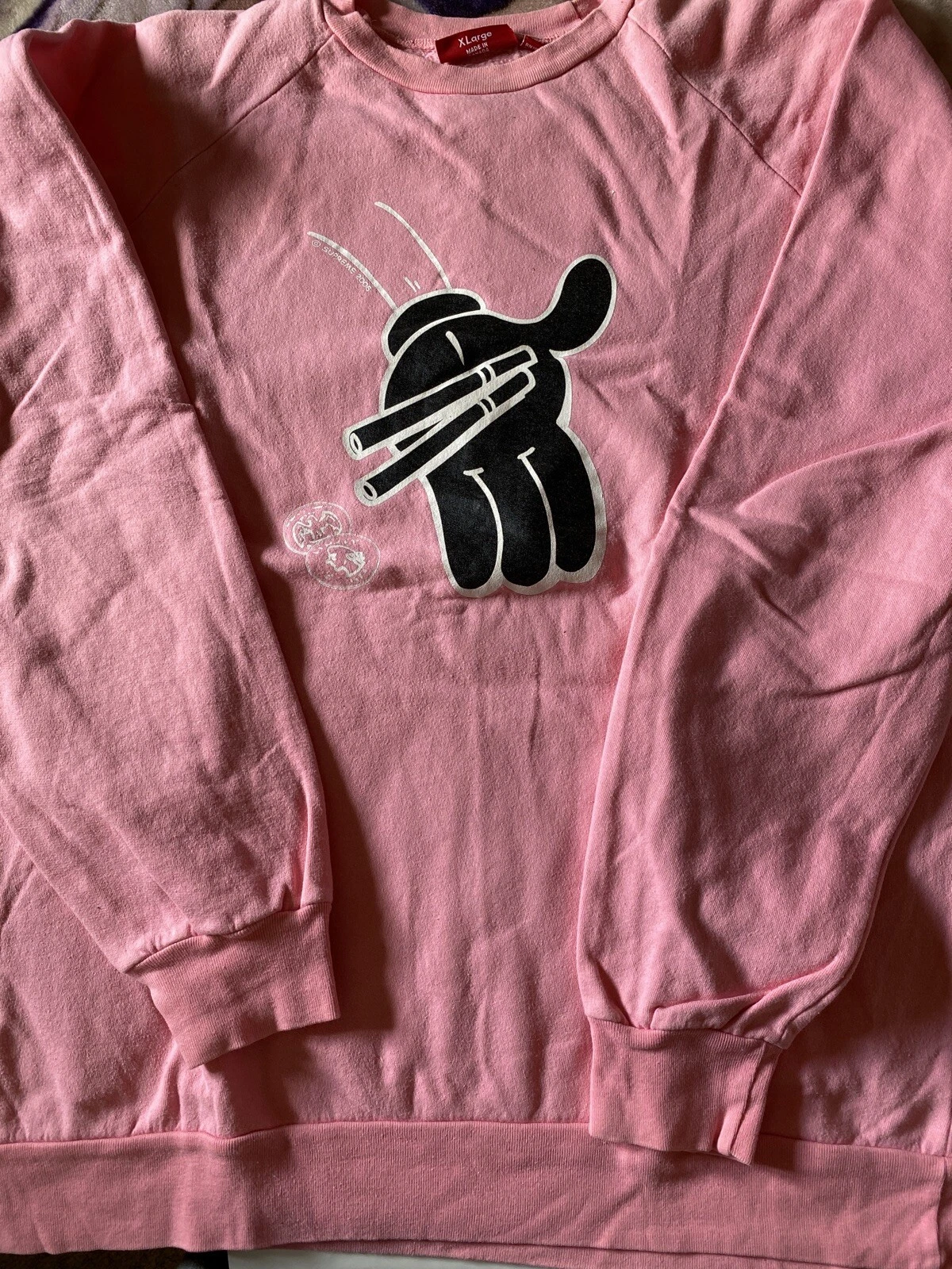 Col rond Supreme Loosies rose XL 8,5/10