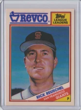 1988 Topps Revco League Leaders #13 Rick Reuschel San Francisco Giants