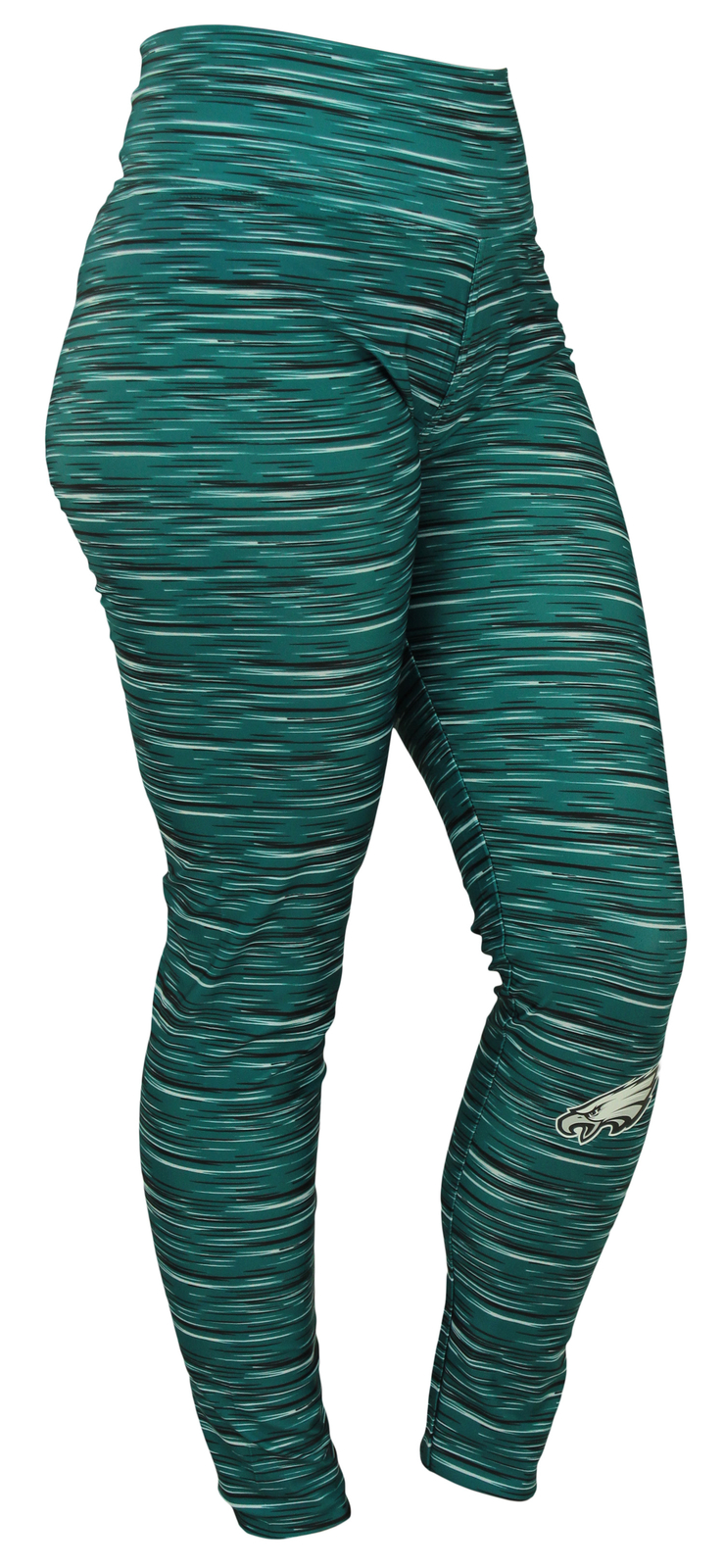Женские футбольные леггинсы Zubaz NFL Philadelphia Eagles Space Dye