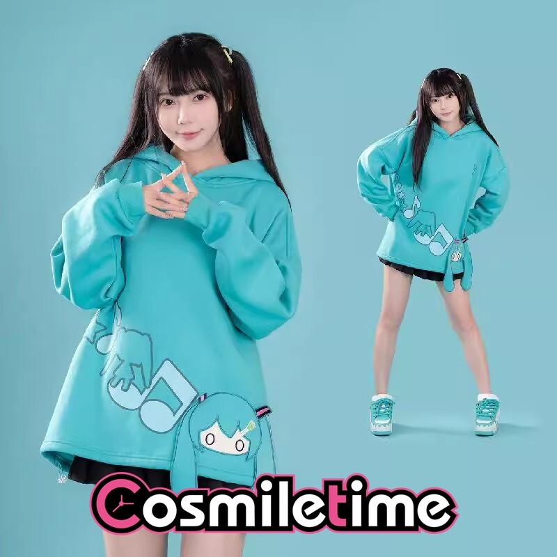 Vocaloid Hatsune Miku Winter Hoodie Warm Clothes Anime Collection