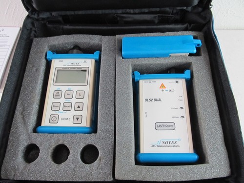 NOYES FIBER OPTIC TEST EQUIPMENT OLS 1 DUAL + OLS 2 DUAL + OPM5-2C w/ Case - Picture 21 of 24